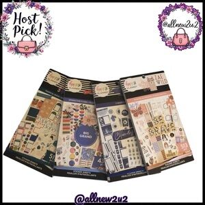 Happy Planner 4 Pack Encouragement Stickers Journal Scrapbook Crafting Pads HP